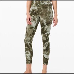 Lululemon align diamond dye green